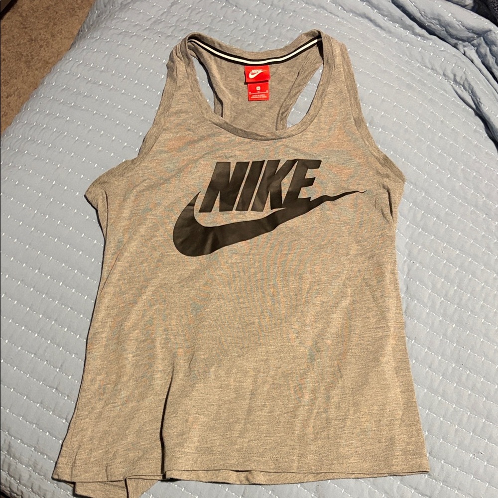 Nike Women's Heather Gray Tank Top